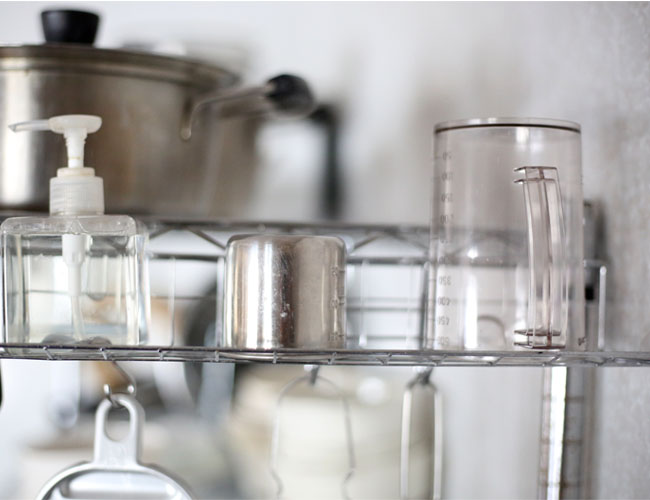 f:id:yamasan0521:20180302211142j:plain キッチンツール測るモノを集める