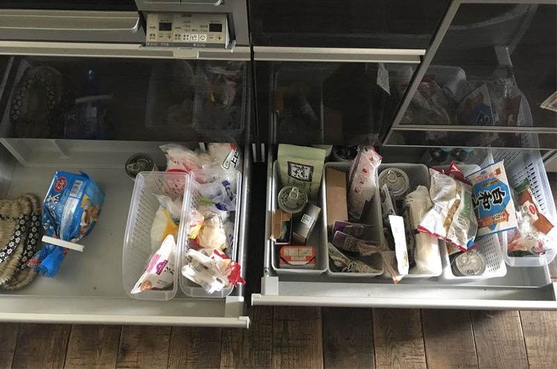 お片づけサポート　キッチン③ビフォー