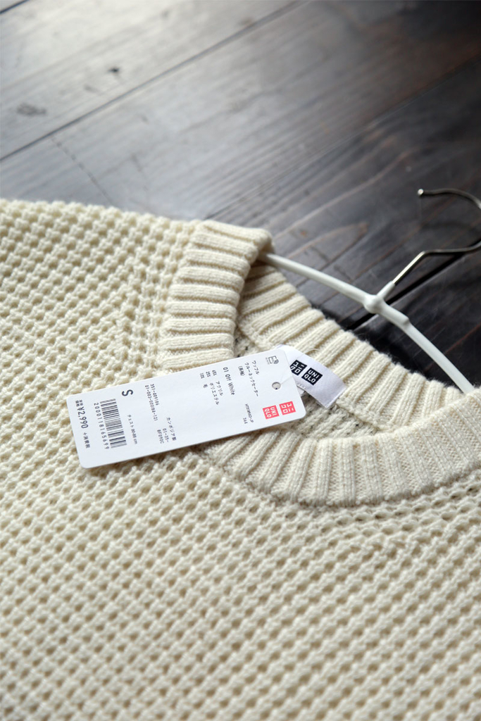 110cm○UNIQLO…ワッフルセーター○ by