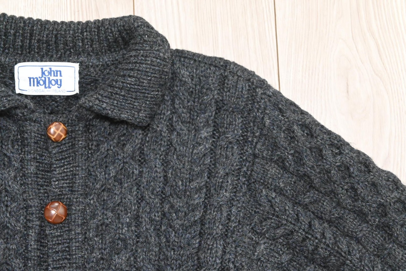 部屋着にも使える John molloyのニットカーディガン - 田舎暮らしで