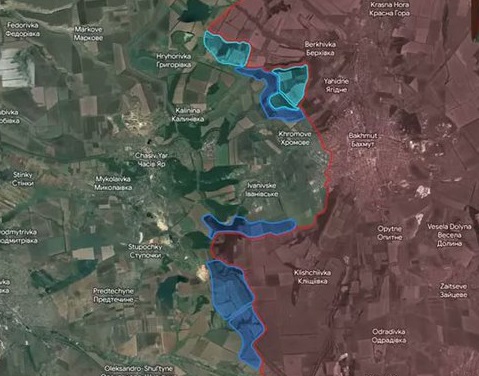 #ウクライナ軍部隊がバフムト方向に前進 #バフムトでロシア軍は多くの装備と兵員損失 #クリンツィでMi8ヘリ2機墜落 #スタロドゥブでSu34とSu35各一機墜落 #ブリャンスクでロシア軍機多数墜落 #バフムト戦況地図 #バフムトの戦闘で更に前進 #ブリャンスクでロ軍Mi8ヘリとSu37など多数同時墜落 #Klintsy #Bryansk #東部の戦い #ブリャンスク #ブリャンスクでMi8ヘリとSu37とSu35など多数墜落 #バフムト3日間で約17平方kmも奪取か #ロシア軍が三か月ほどかけて前進してきた距離
