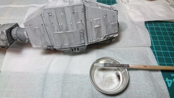 Part3】AT-AT 1/144スケール【ウェザリング・雪表現・完成】 - パチ組