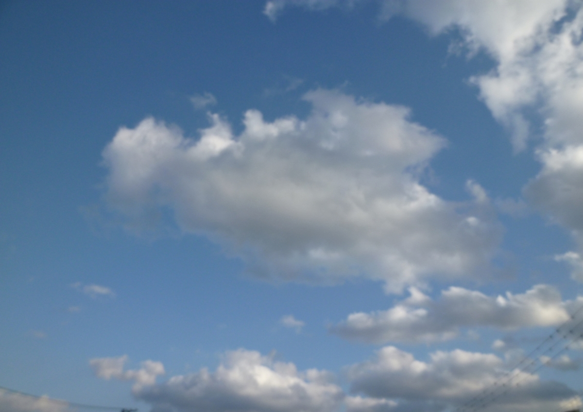 今日の空と雲