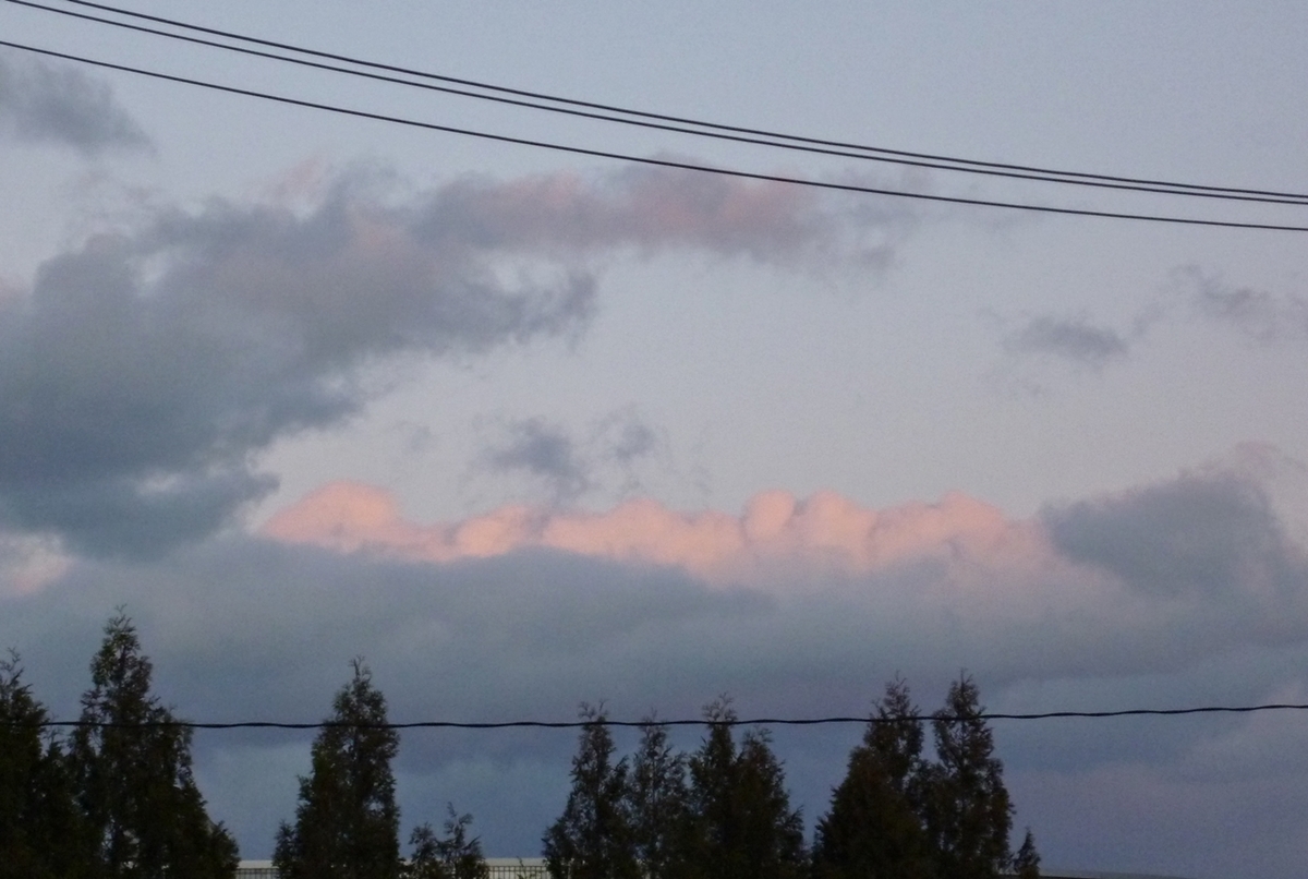不安な夕暮れ