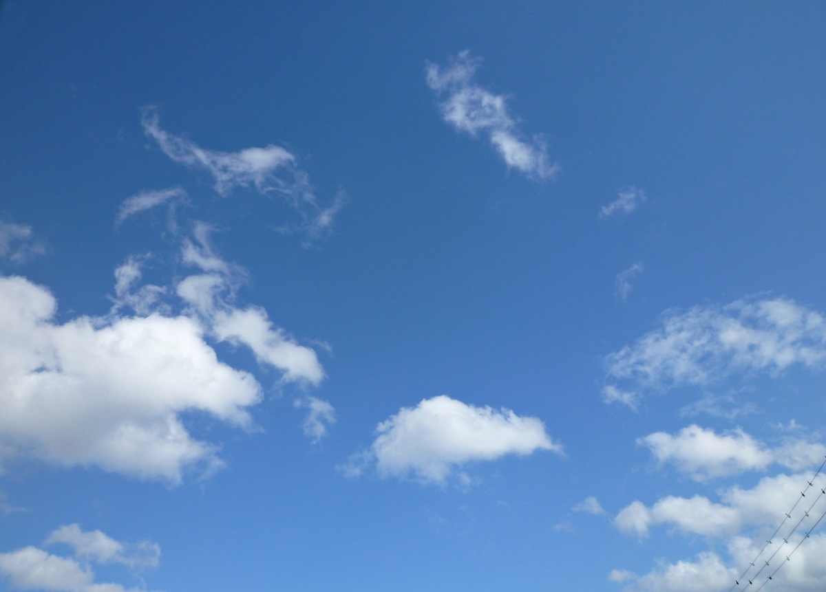 青空に浮かぶ雲