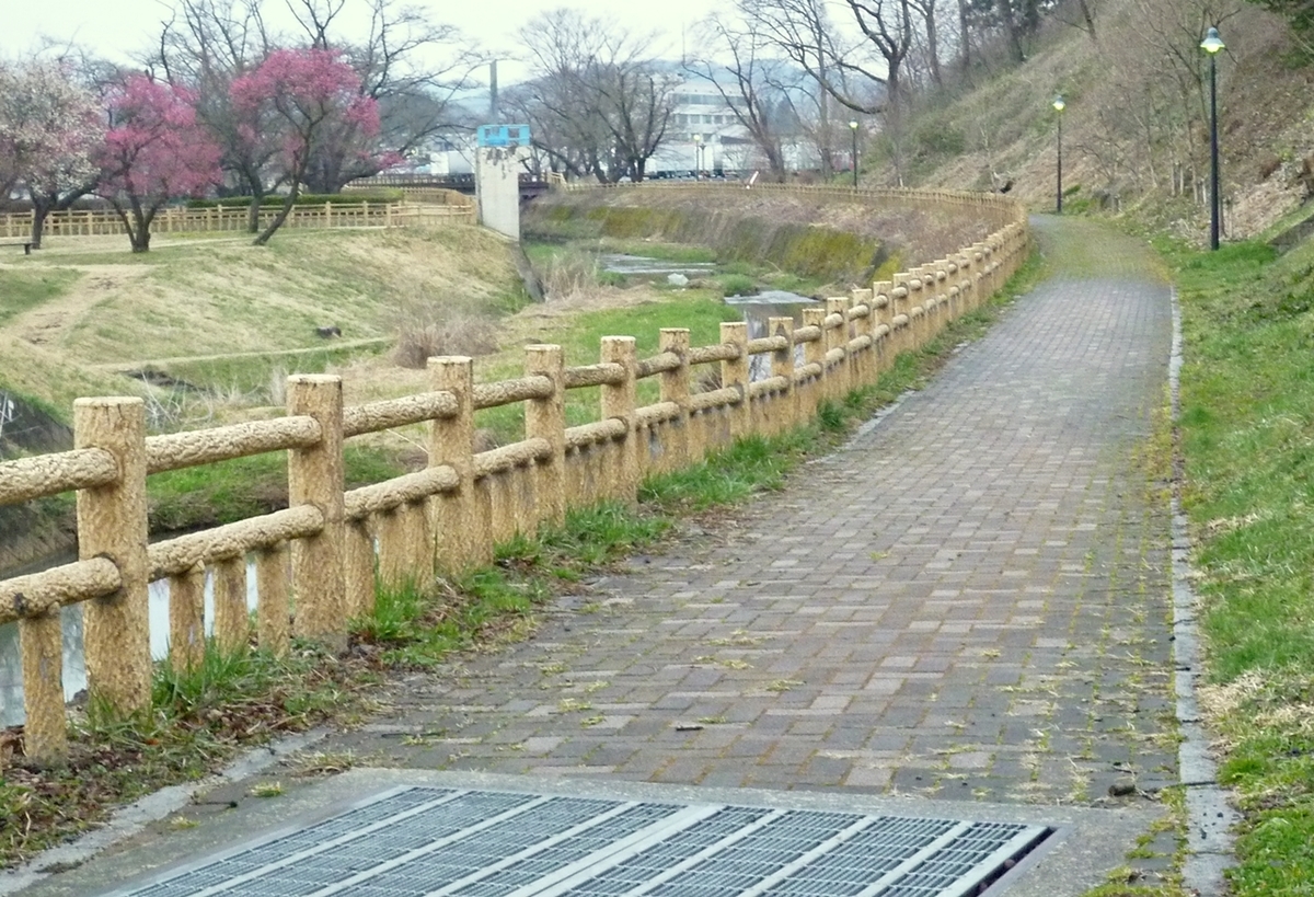 川沿い 遊歩道 散歩道