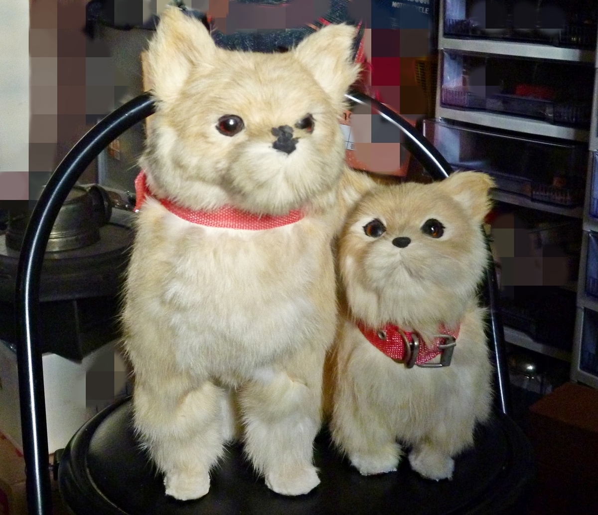 犬のぬいぐるみ