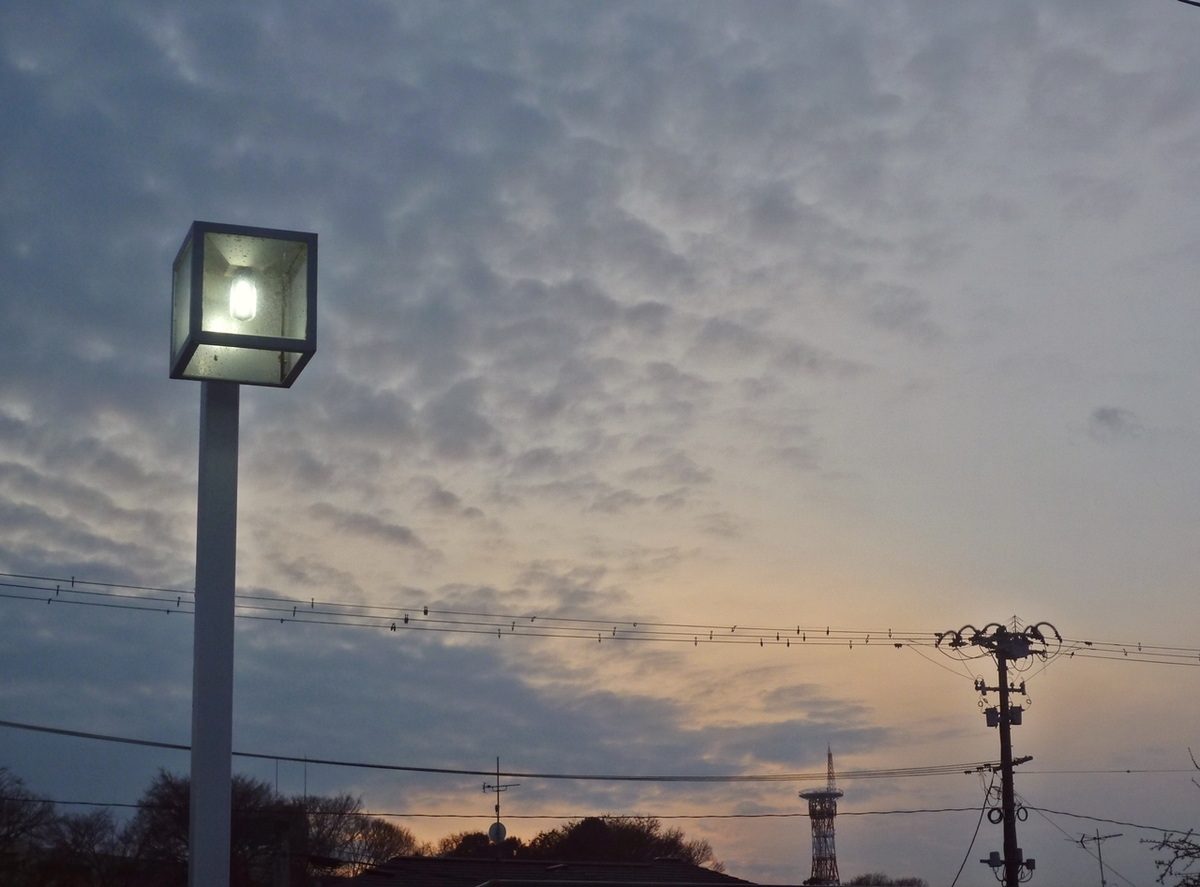 12月11日の夕暮れ