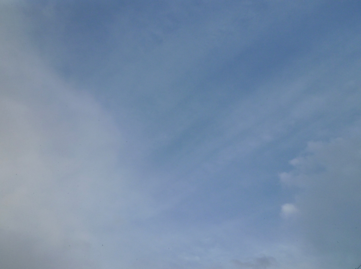 青空が見える空