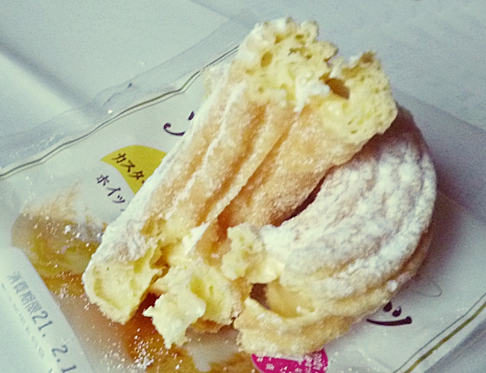 ヤマザキ シューリングドーナツ カスタード&ホイップ