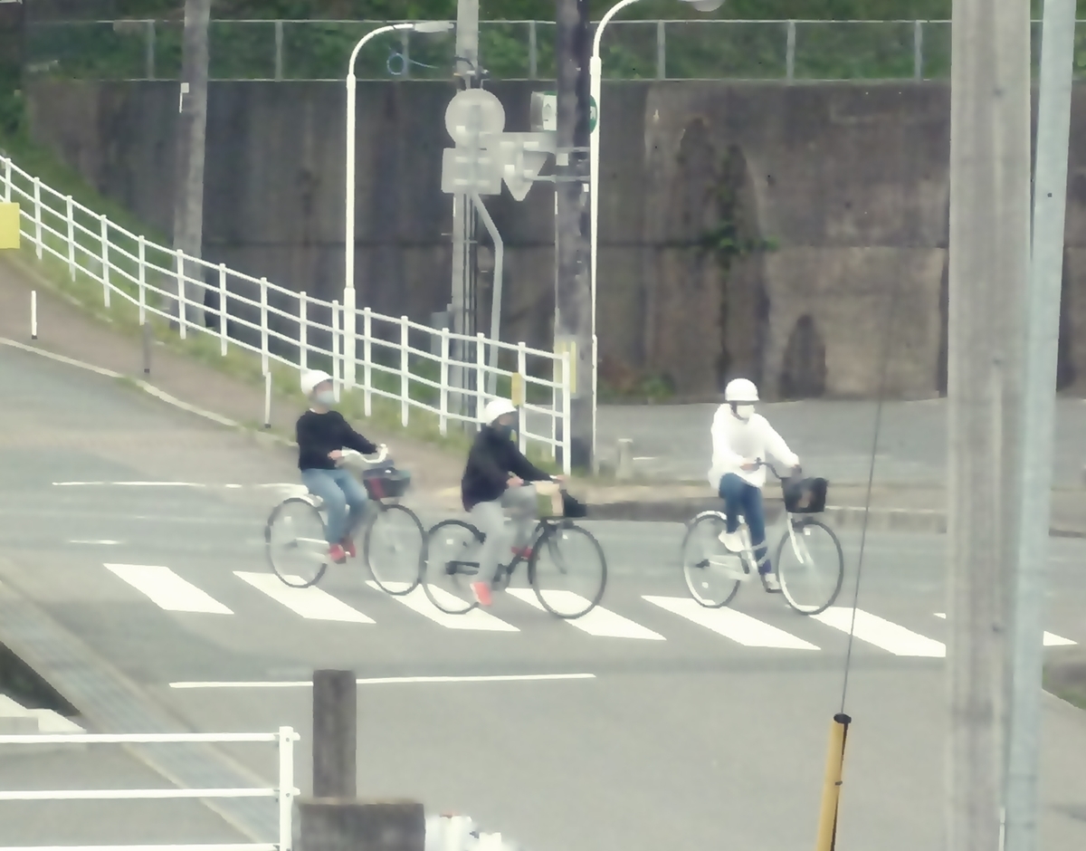 休日の中学生