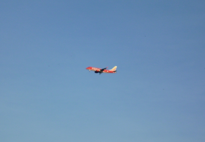 青空と飛行機