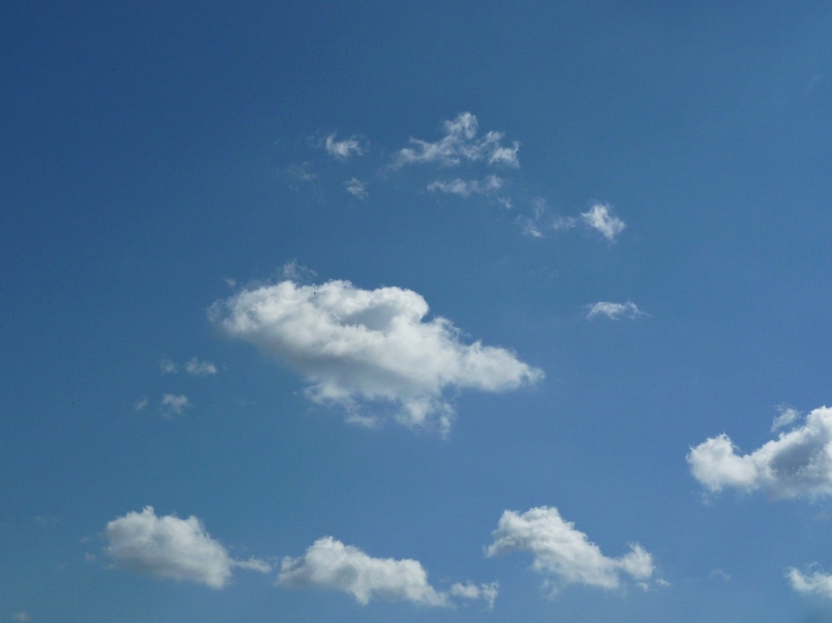 青空と雲