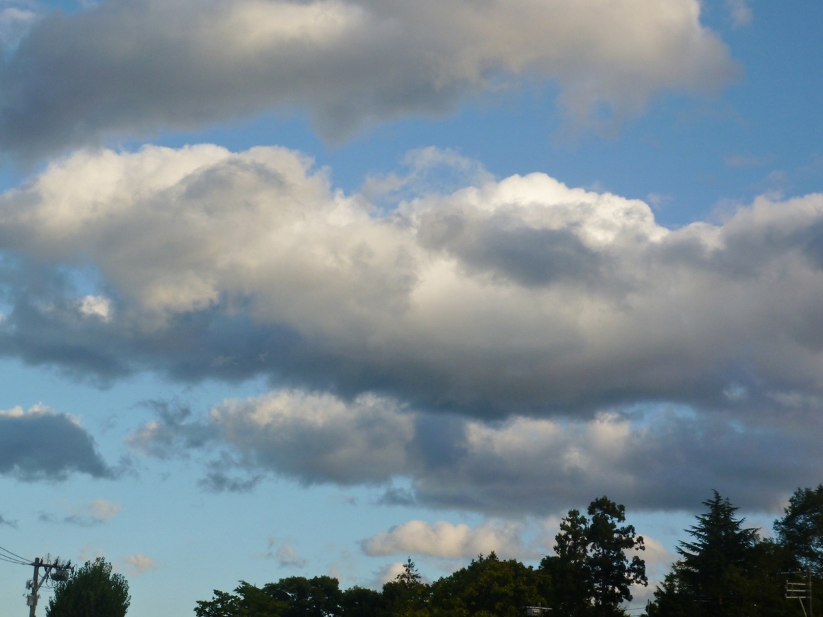 青空と雨雲