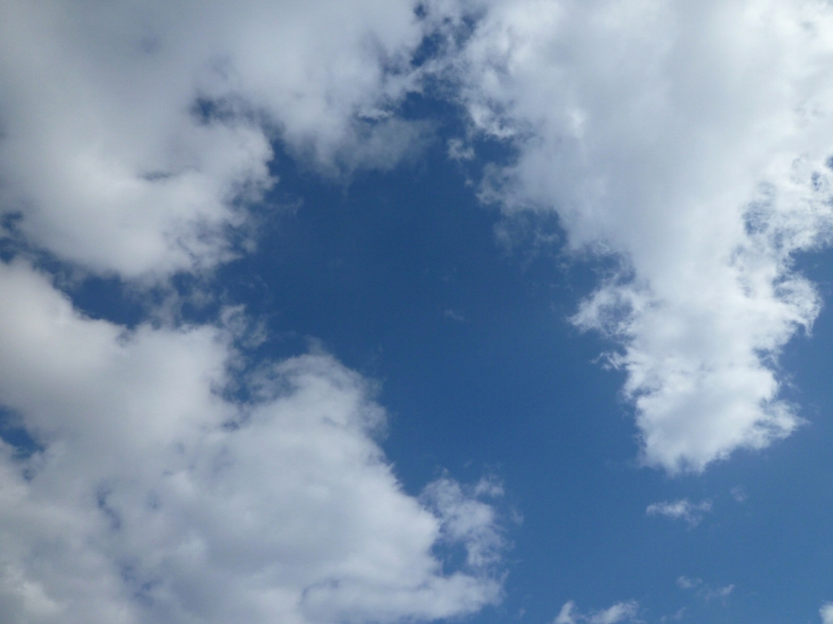青空と雲