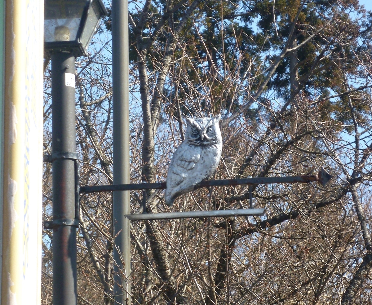ふくろうのオブジェ
