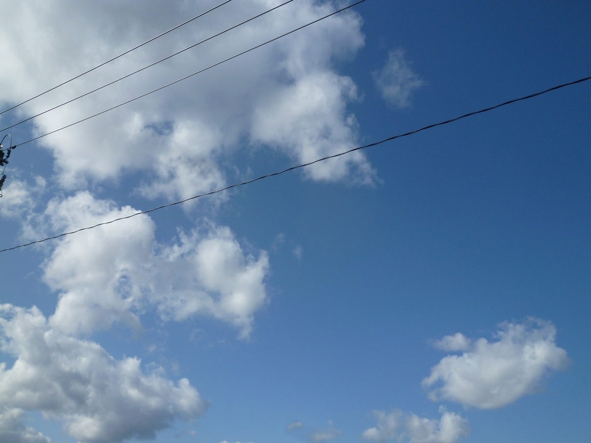 青空と雲