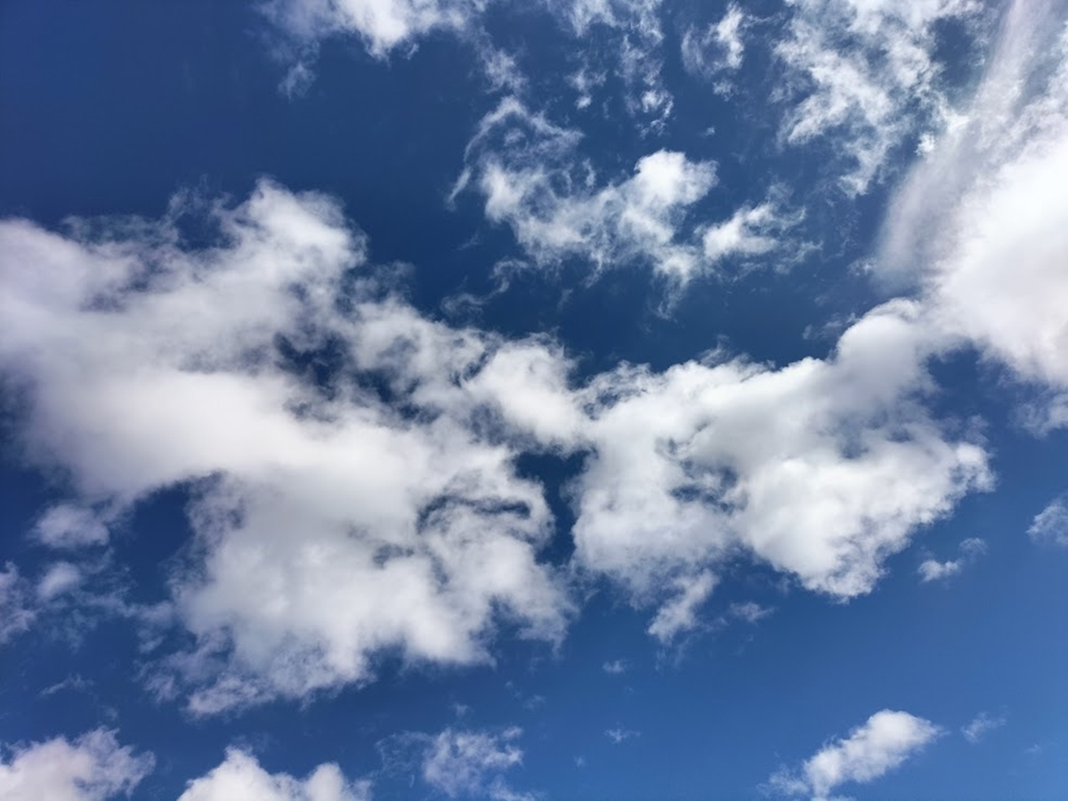 青空と白い雲