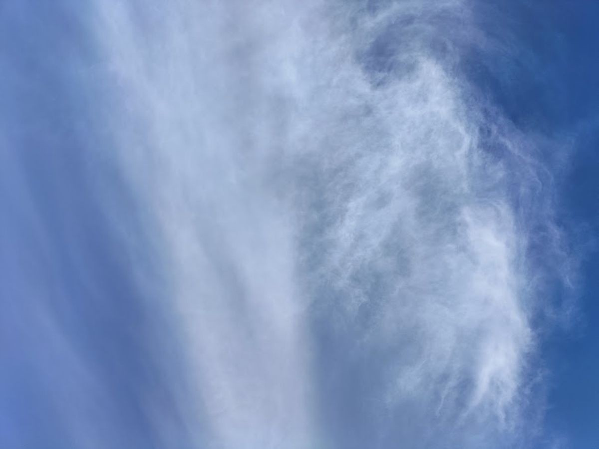 青空と白い雲
