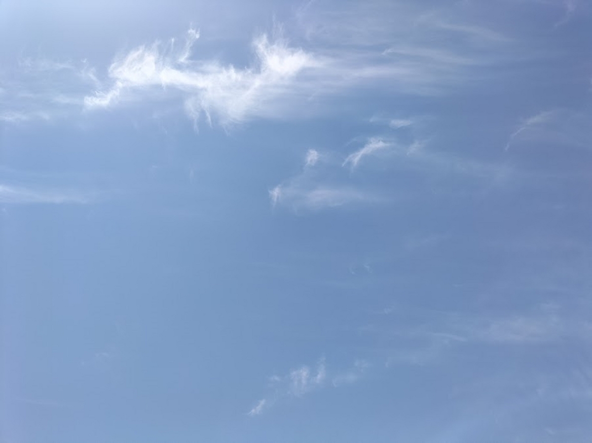 青空と白い雲