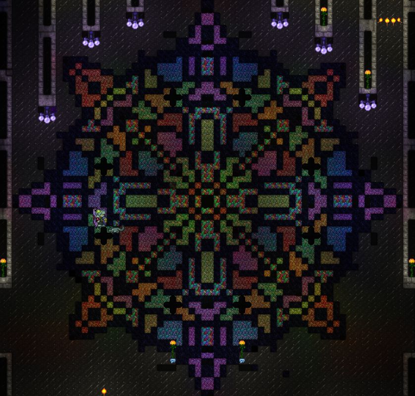 Terrariaマスターモードプレイ日記２２ クリスマスなので建築 Play Log
