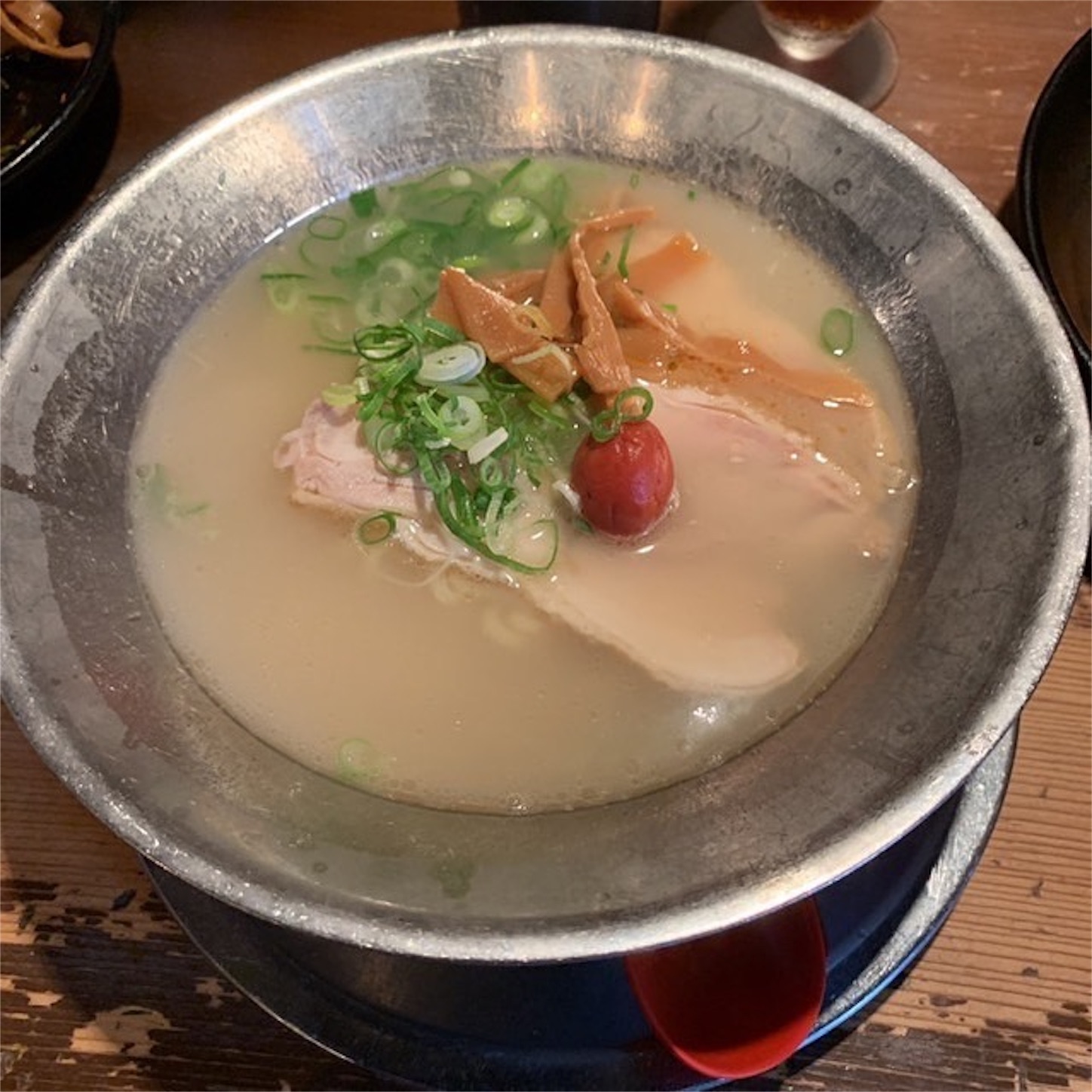鯛塩らーめんの太麺 鯛塩らーめんの太麺