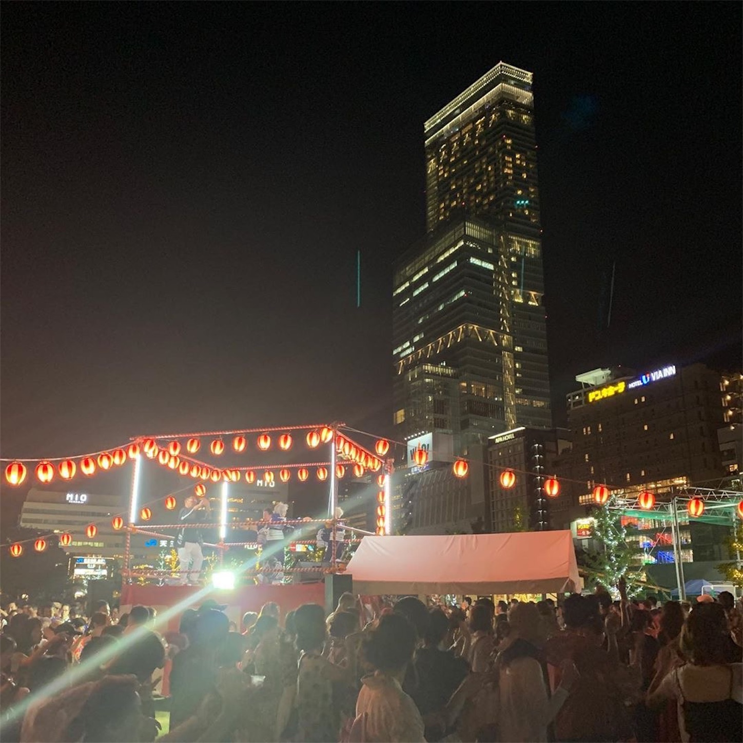 「てんしば」の盆踊り大会２
