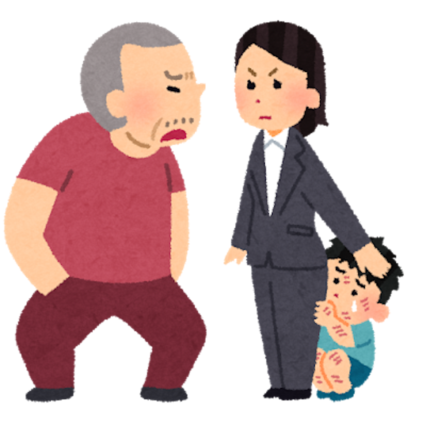 虐待から子供を守る児相職員のイメージ