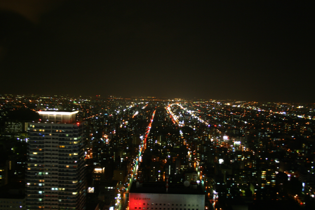 札幌の夜景