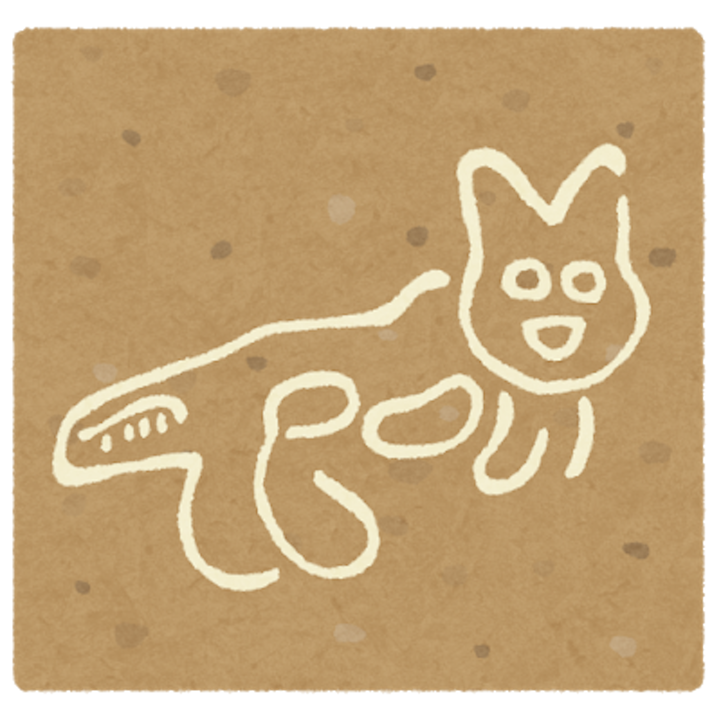 ナスカの地上絵のイラスト(猫) ナスカの地上絵のイラスト(猫)