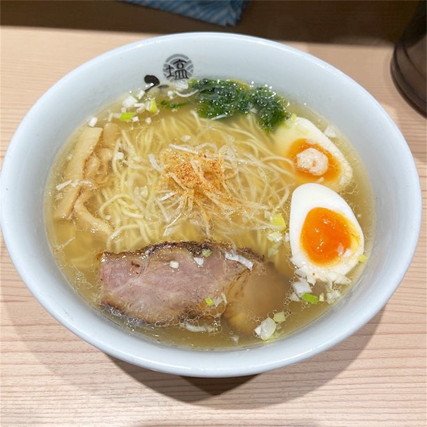 ひるがおの塩玉らーめん