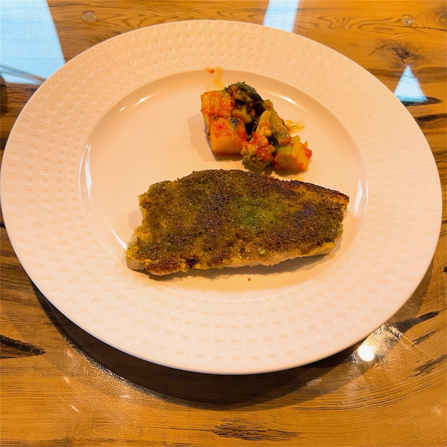 メインディッシュの肉料理