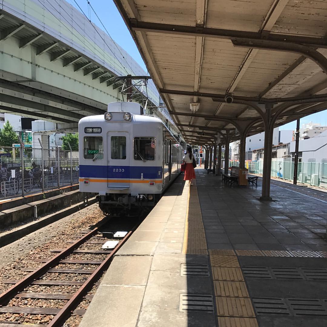 汐見橋駅ホーム