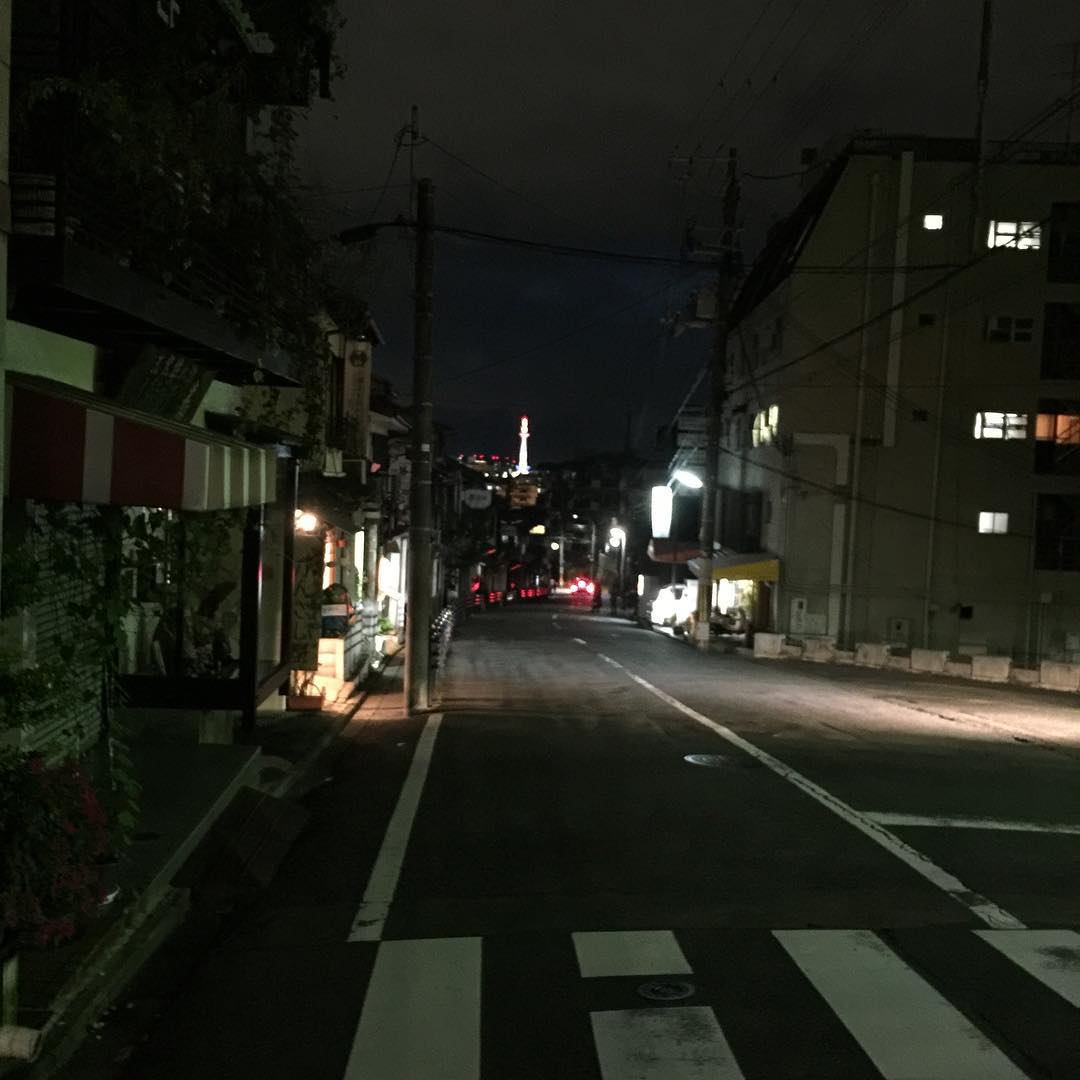 五条坂から京都駅方面