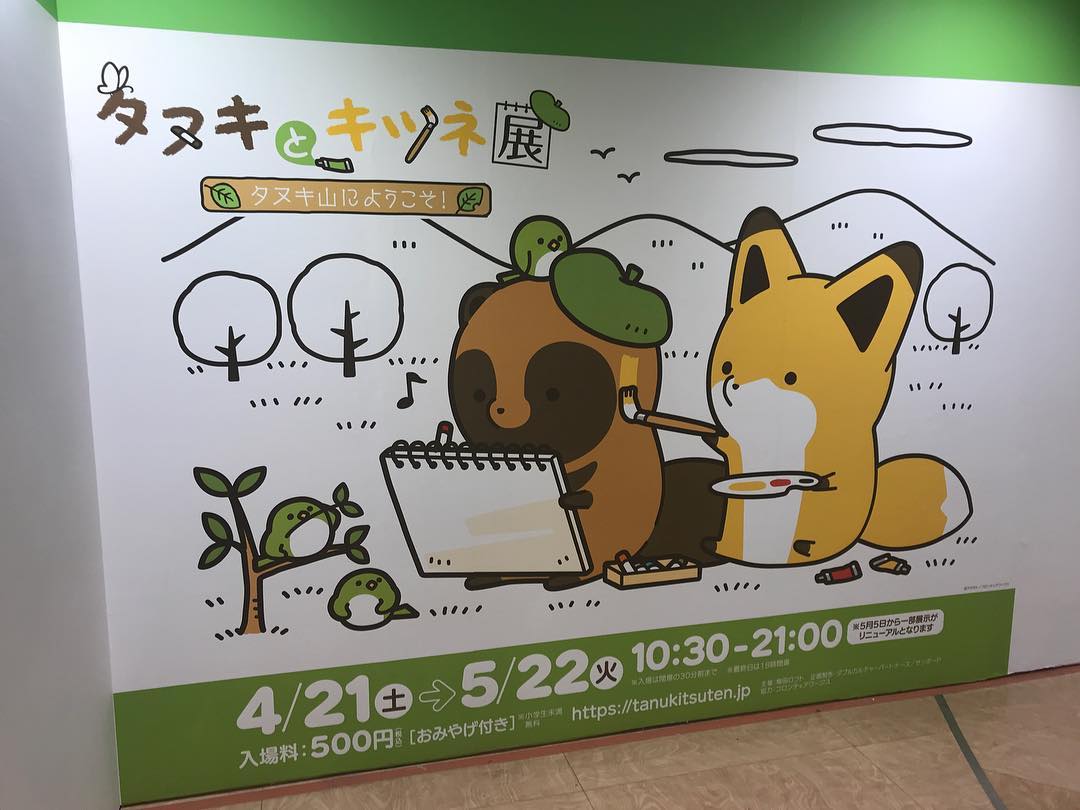 タヌキとキツネ展 タヌキとキツネ展