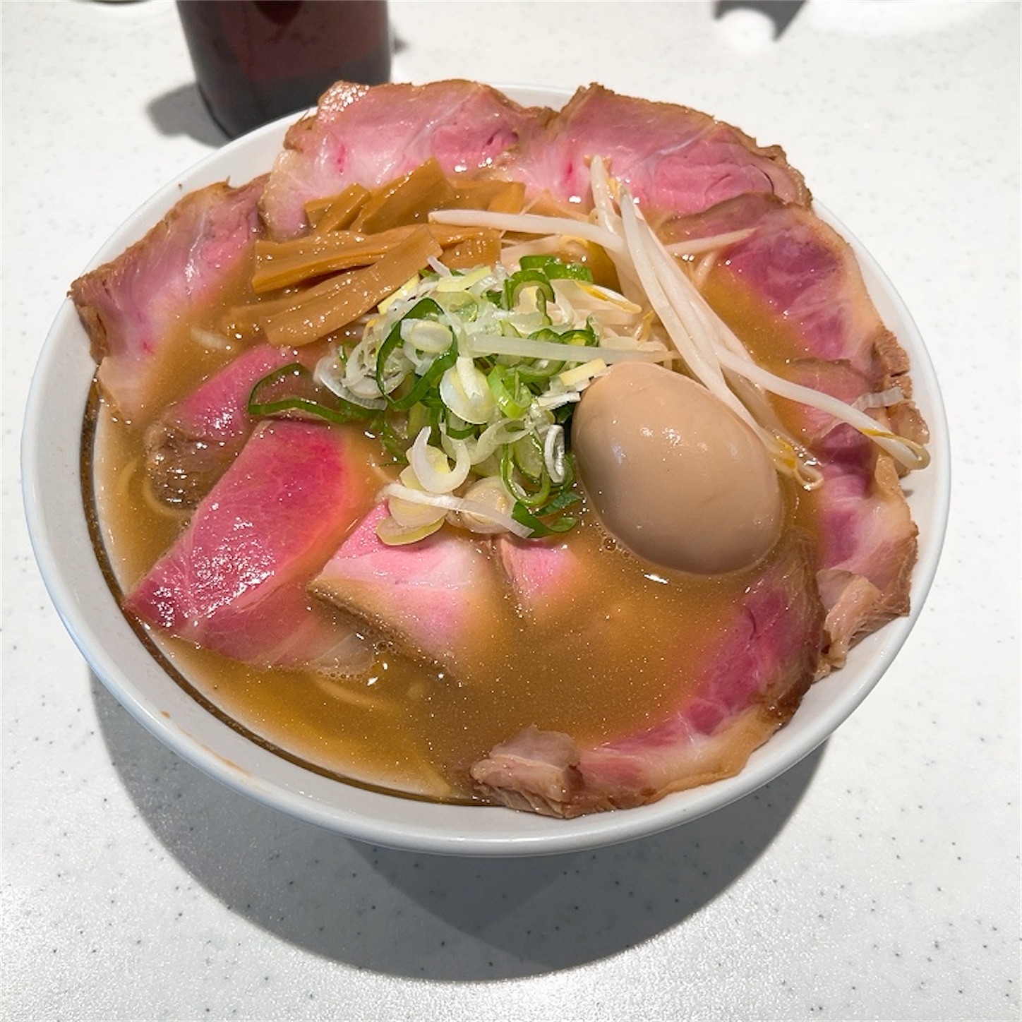 弥五郎ラーメンの鶏豚こいくち正油味