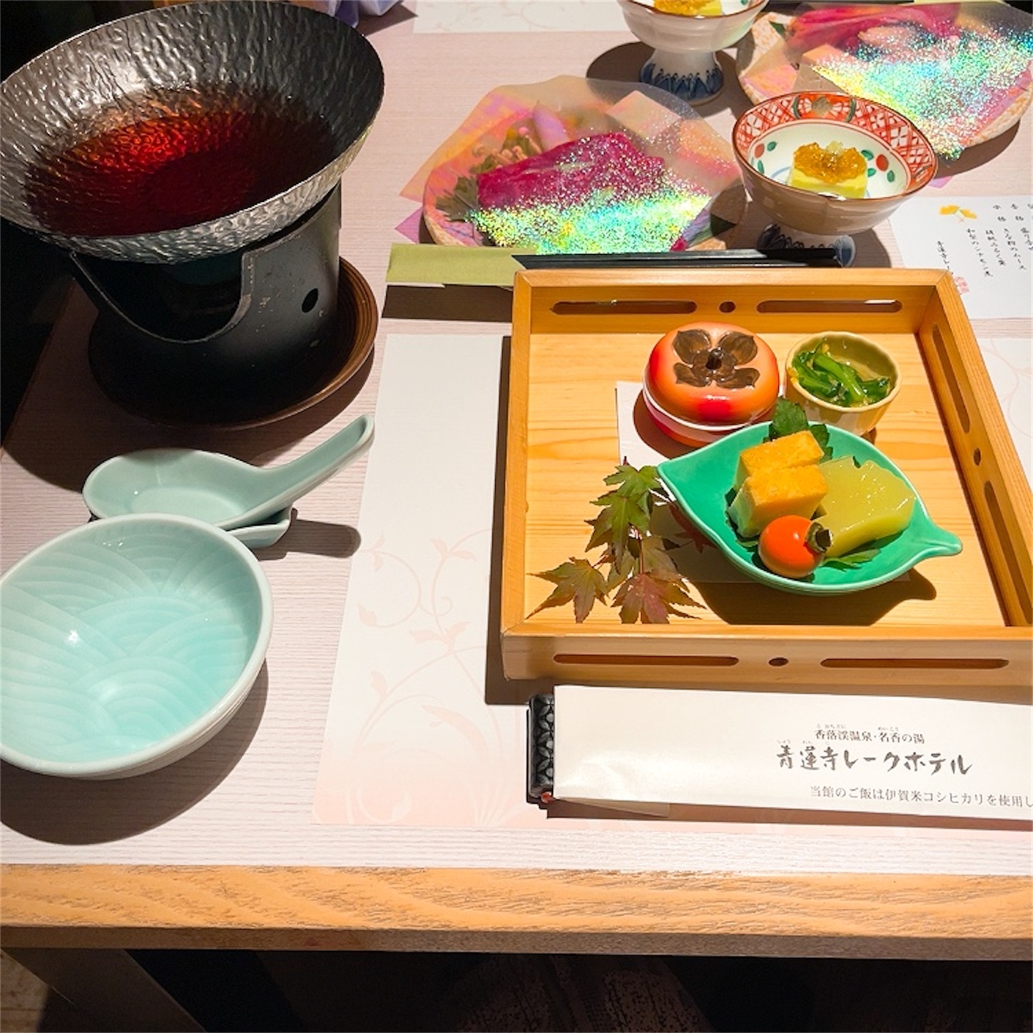 夕食の和会席