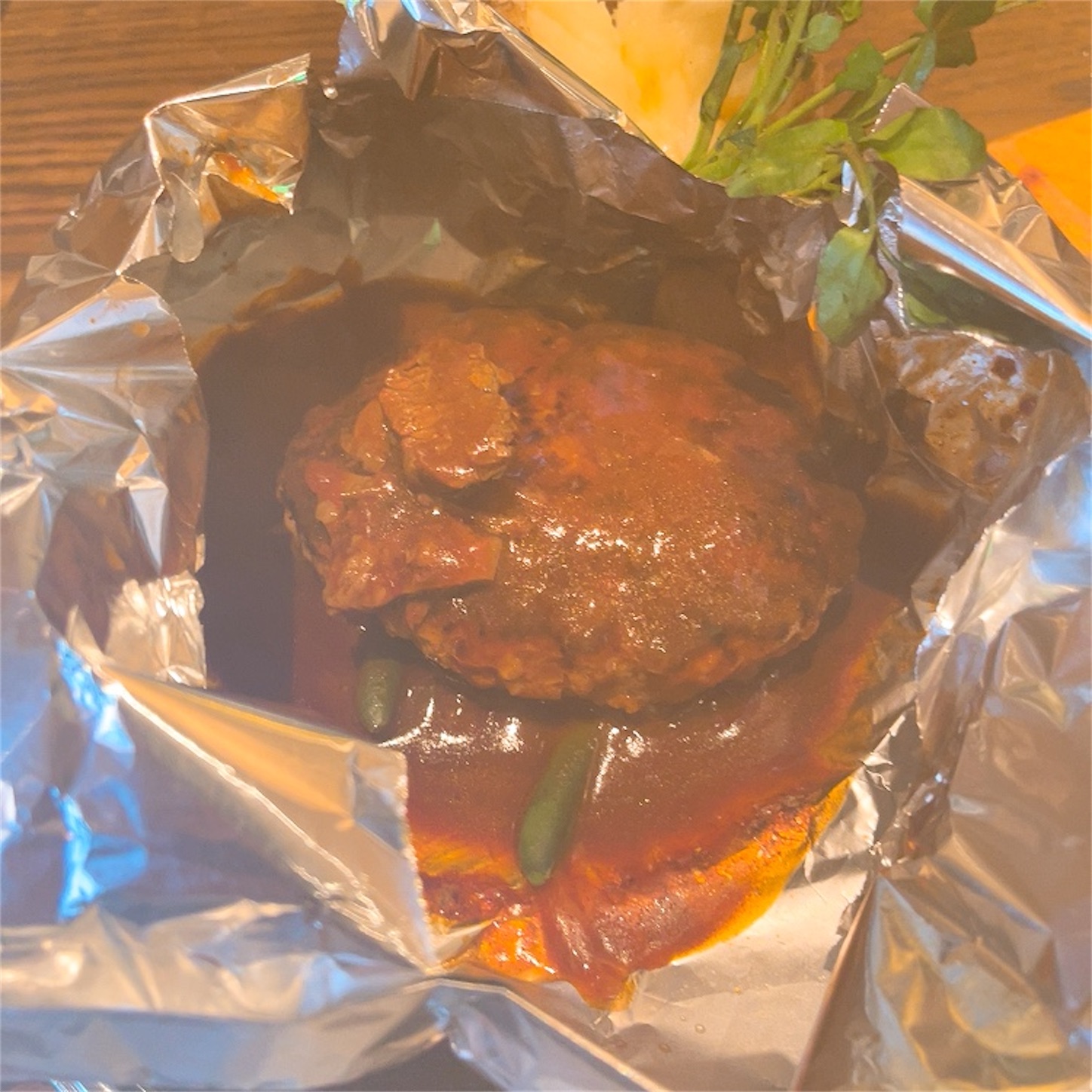 グリルキャピタル東洋亭の百年洋食ハンバーグ