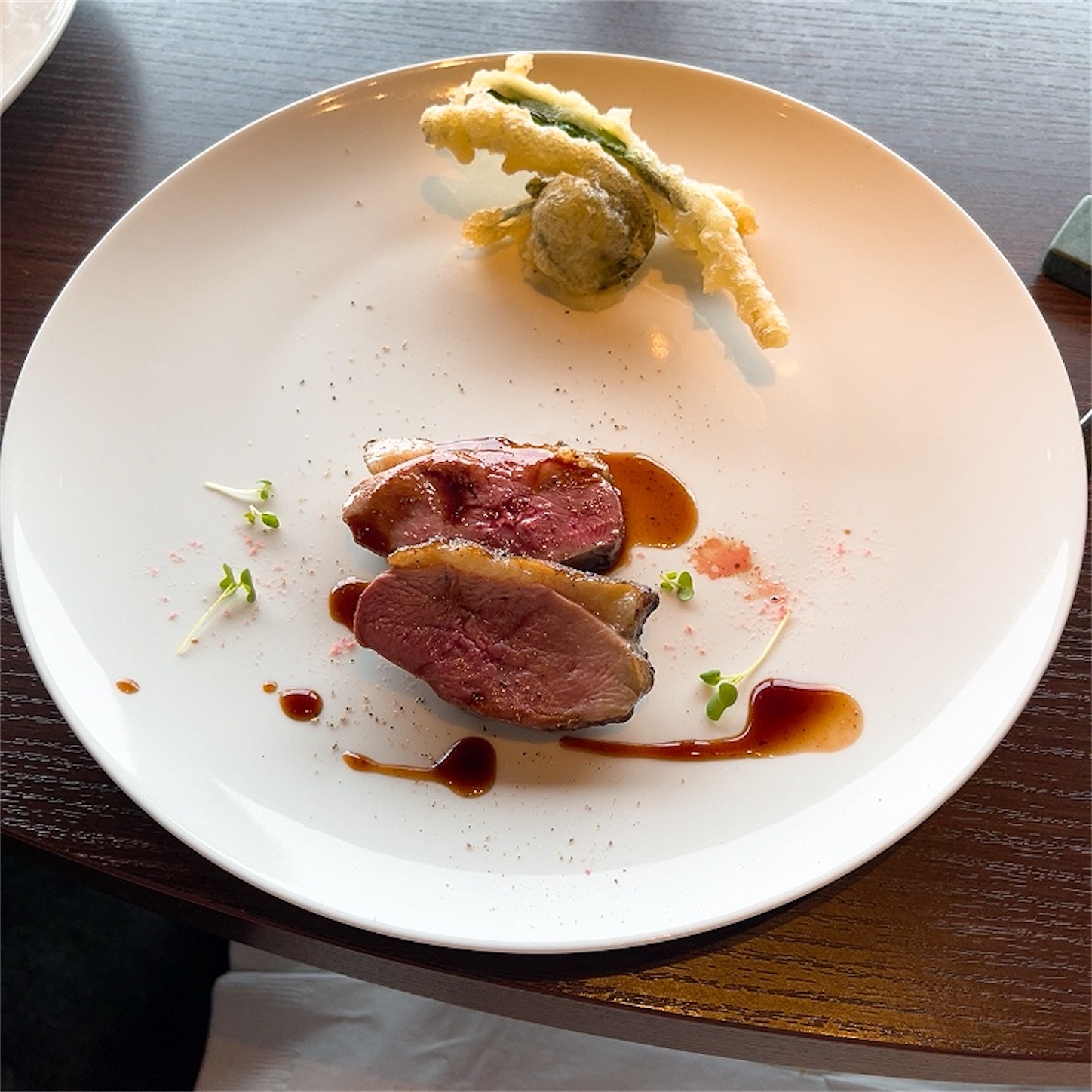 FaRo Italian ＆ Cafeの鴨のロースト