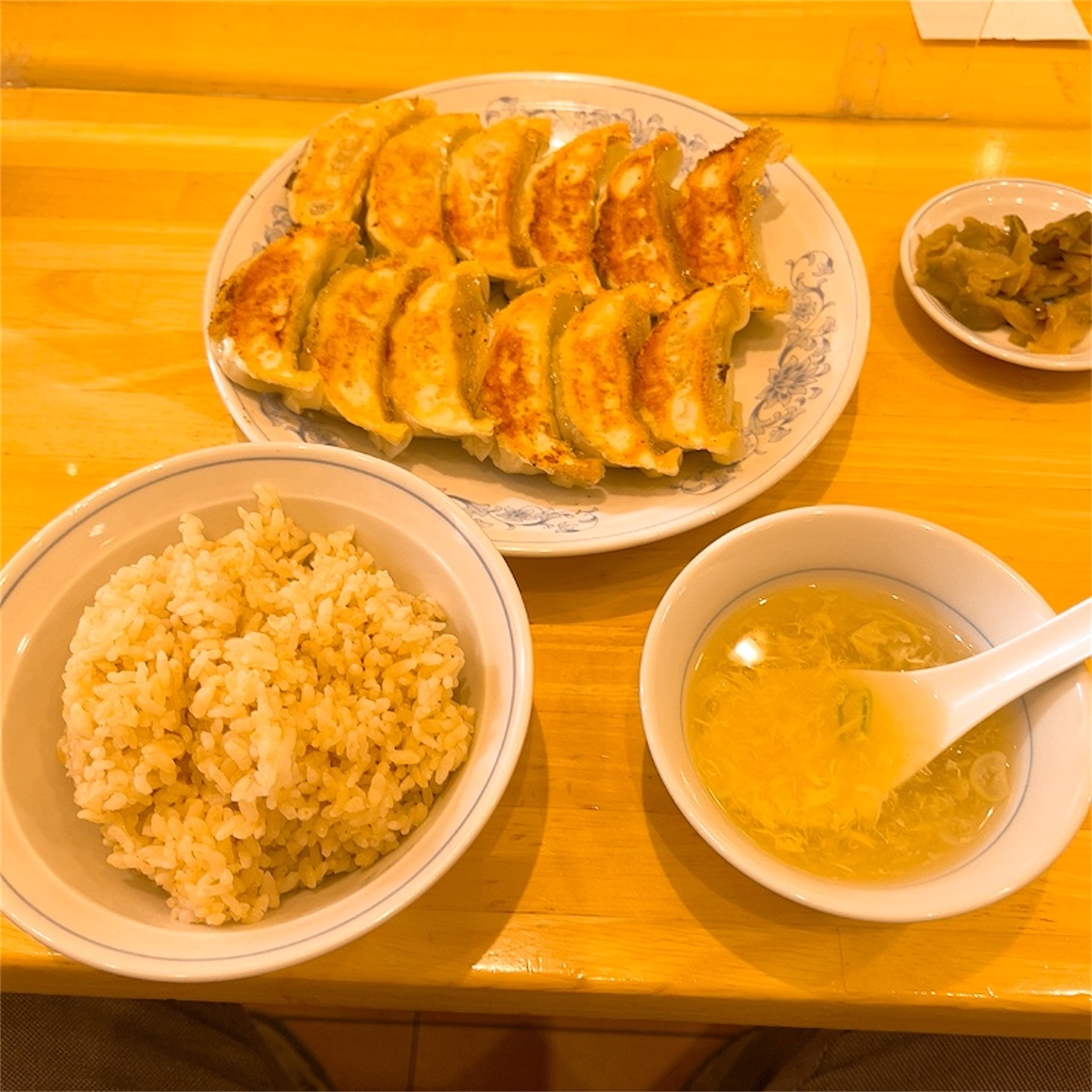 ぎょうざの満洲のダブル餃子定食 ぎょうざの満洲のダブル餃子定食