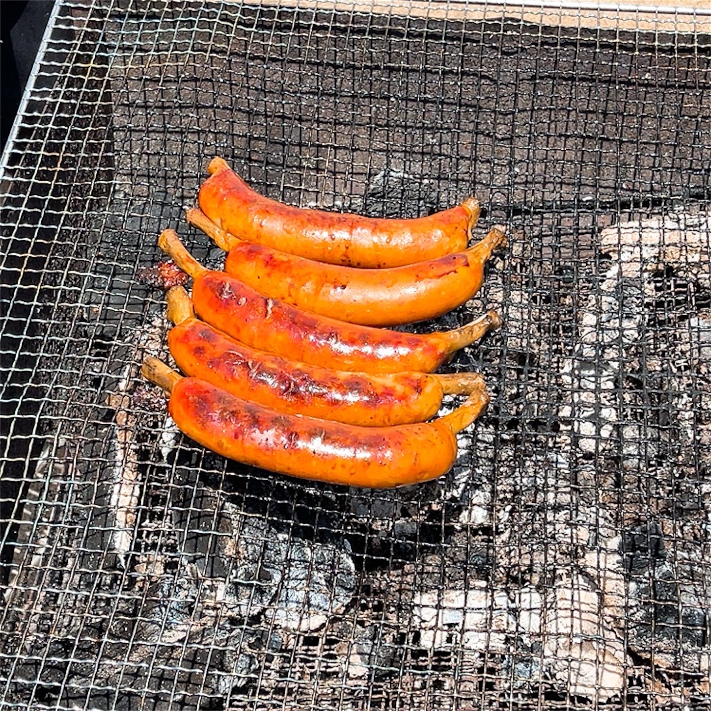六甲山牧場の骨付きソーセージ
