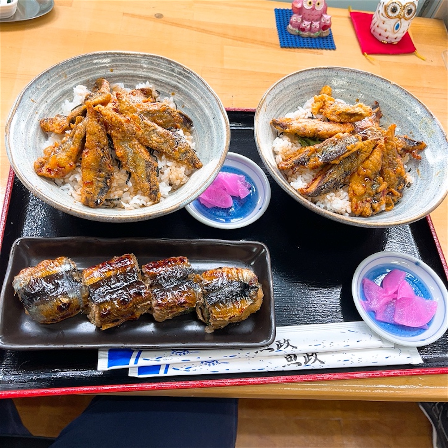 魚政のさんまから揚げ丼とさんまんま