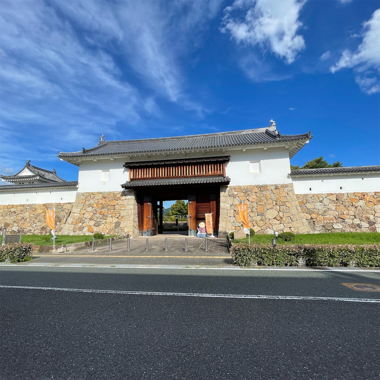 丹後田辺城の復元城門