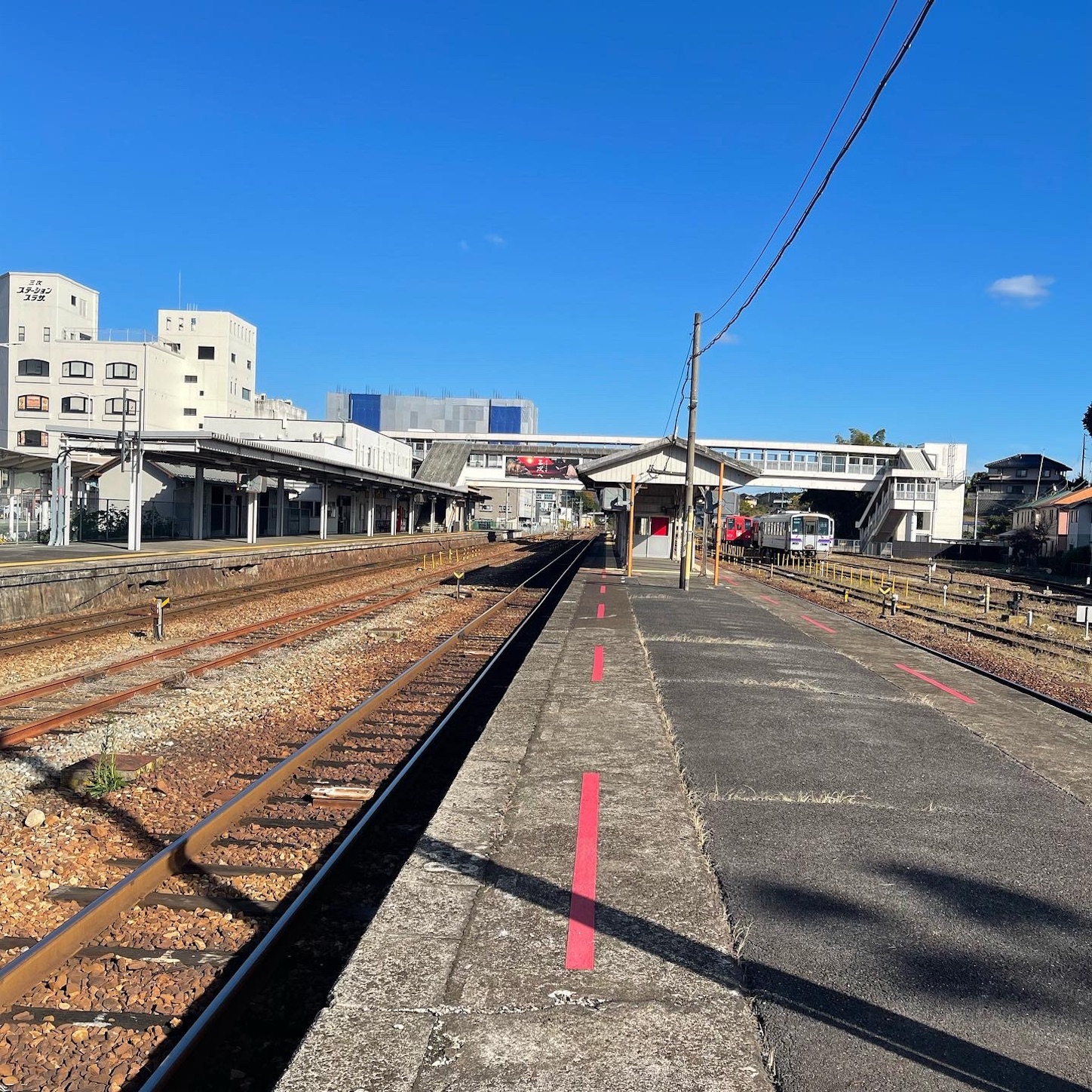 三次駅ホームその1