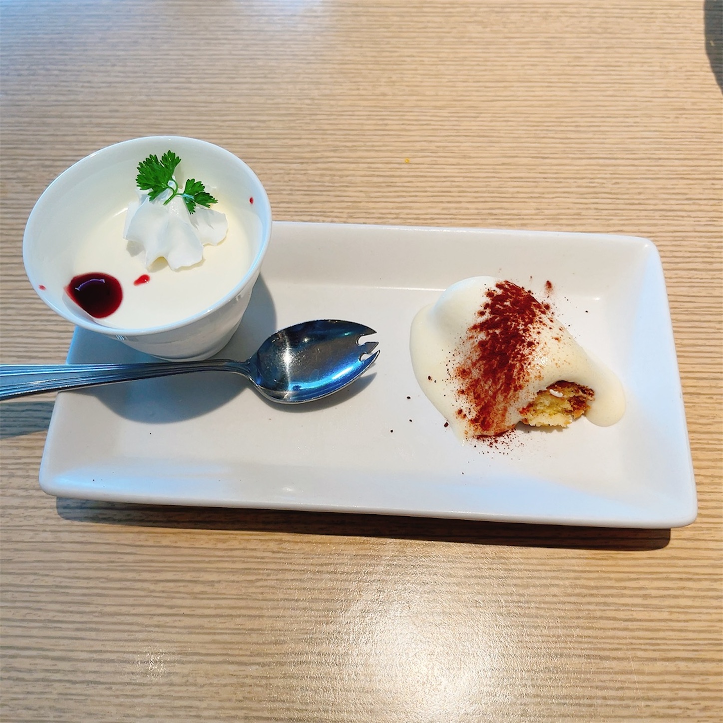 ソラーレランチコースのドルチェ