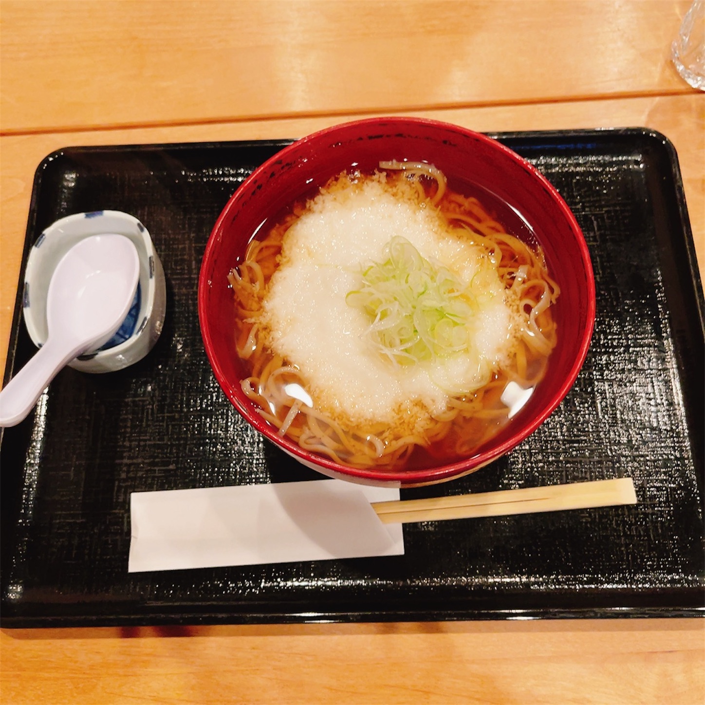 山背そばの温とろろそば
