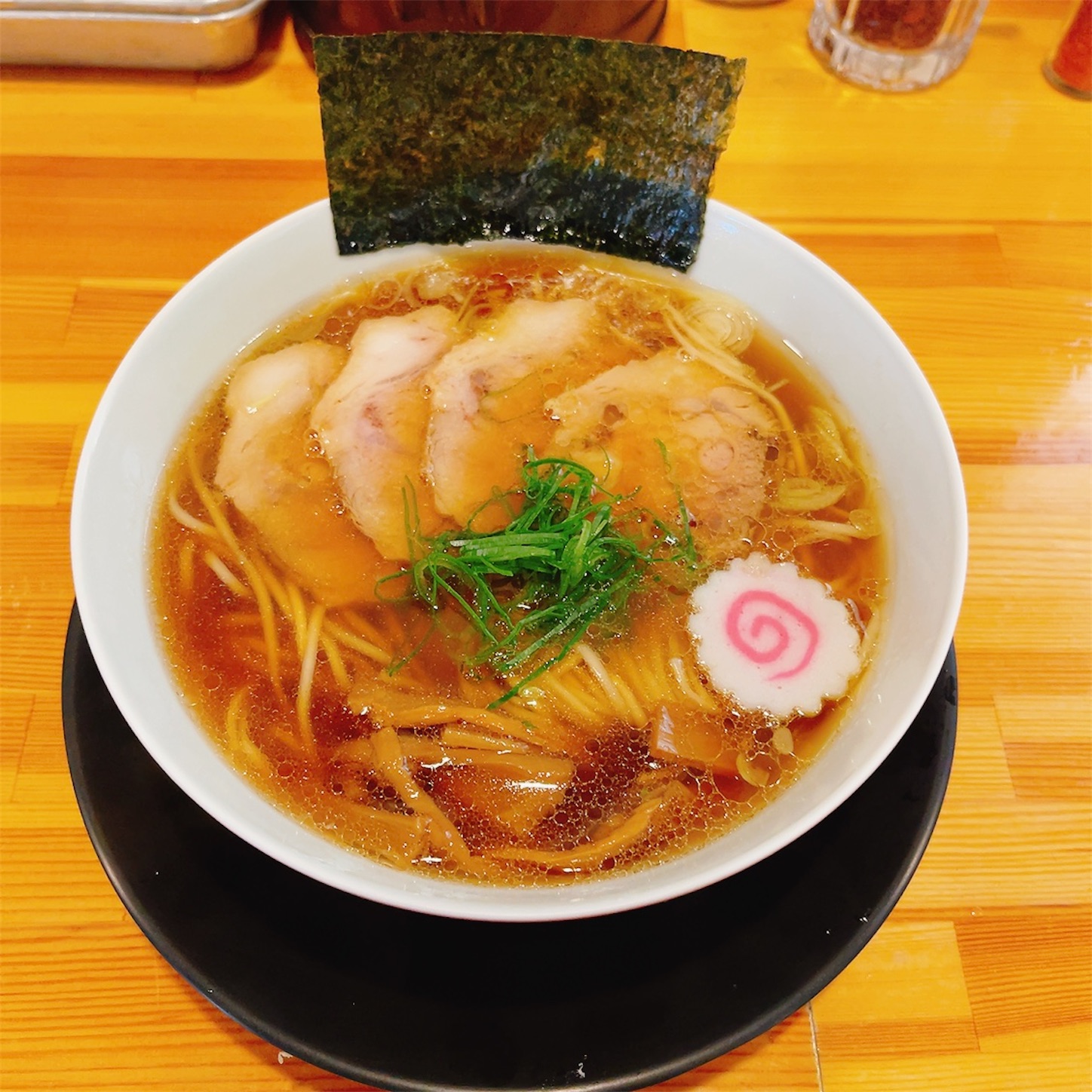 麺や清流の醤油あっさりラーメン