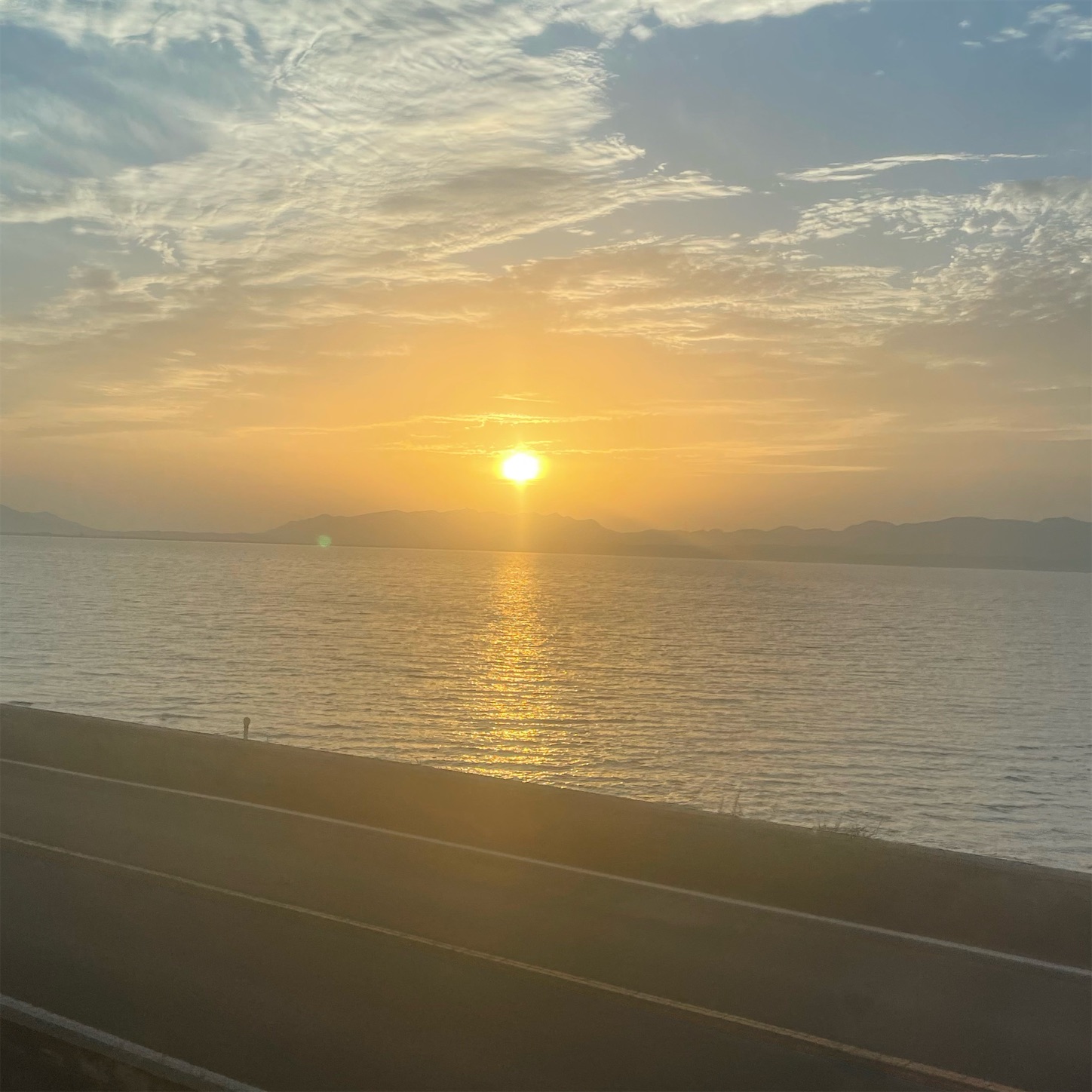 宍道湖の夕日