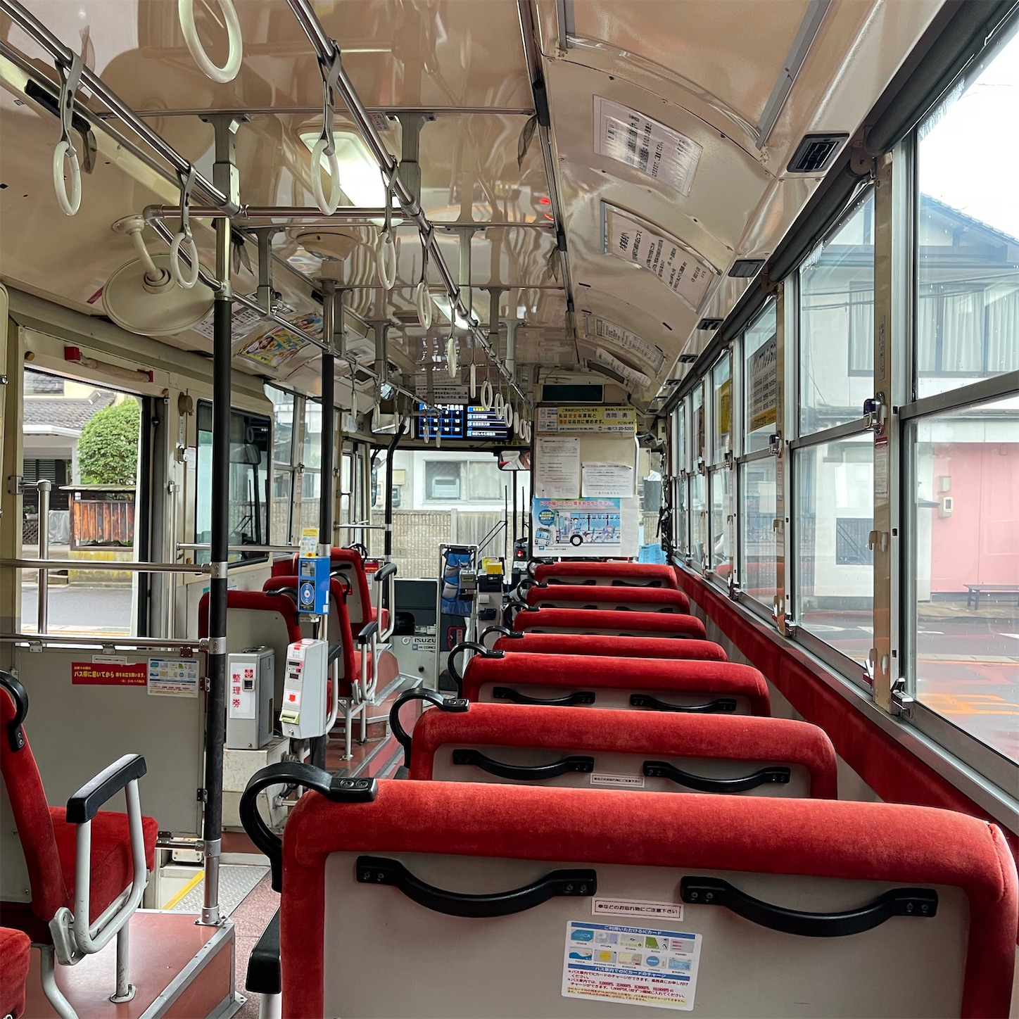 玉造温泉から松江駅前行きの一畑バス 玉造温泉から松江駅前行きの一畑バス