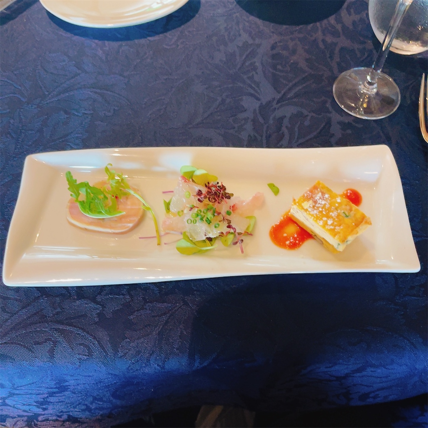 BUON GRANDE ARIA シェフのお任せランチの前菜 BUON GRANDE ARIA シェフのお任せランチの前菜